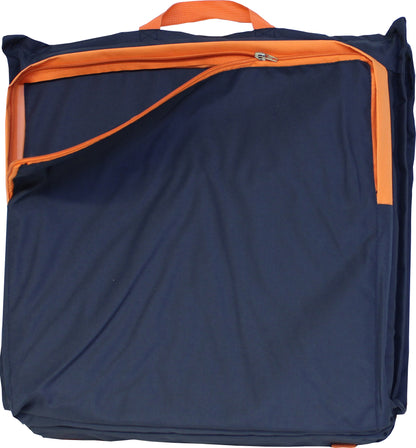 1852 Sittepute Comfy Carry mørkekblå/oransje