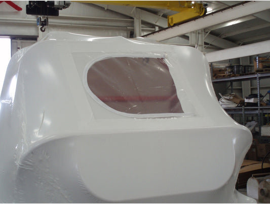 Dør m/glidelås 70 x 90 cm