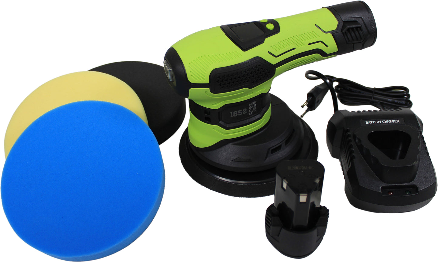 1852 Batteridrevet poleringsmaskin 12V m/2 batterier