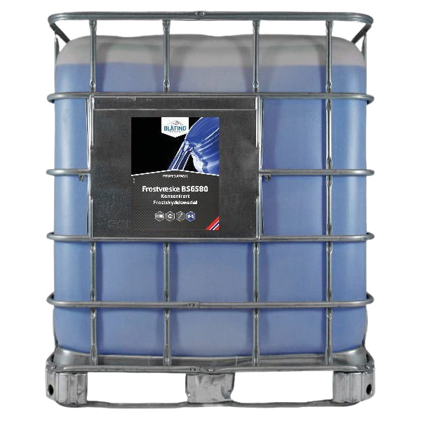 Blåtind Frostvæske kons BS6580 blå 1000 l Profesjonell