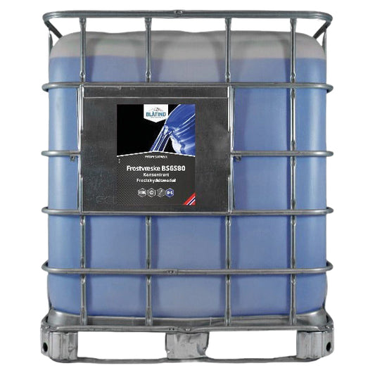 Blåtind Frostvæske kons BS6580 blå 1000 l Profesjonell