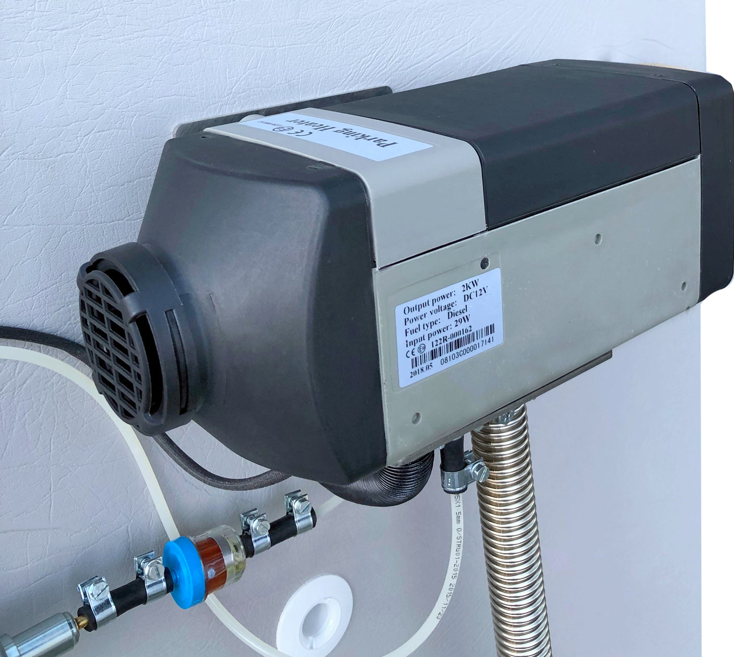 Dieselvarmer JP 4 kW 12V m/digital kontroll