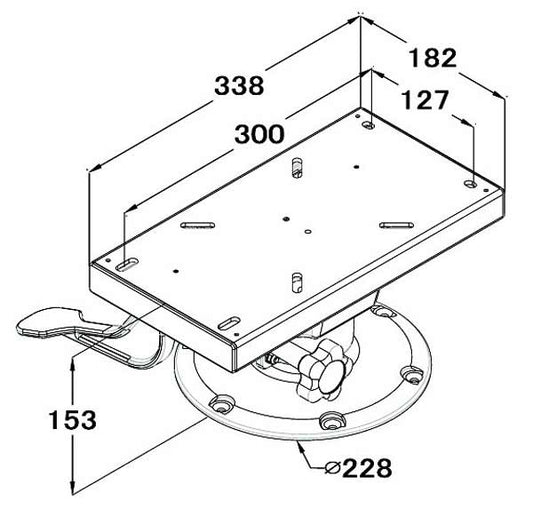 Stolsøyle Low15, lav utgave