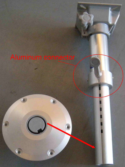 Stolsøyle justerbar m/slide, flyttbar – bilde 3
