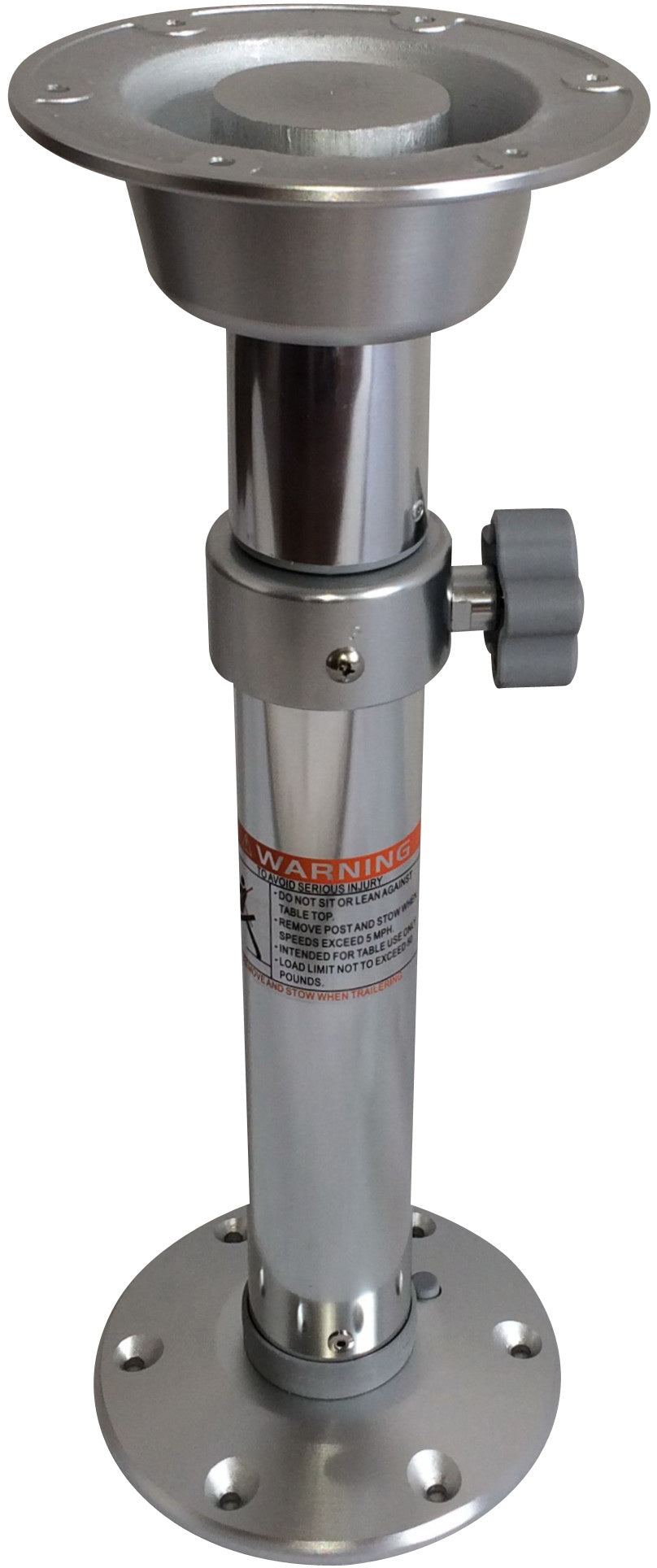 Bordsøyle BSR5070, manuell reg. 500-700 mm grå – bilde 2