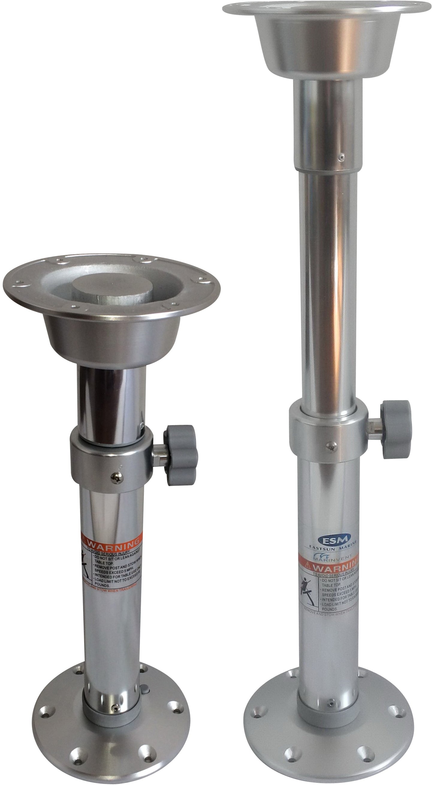 Bordsøyle BSR5070, manuell reg. 500-700 mm grå