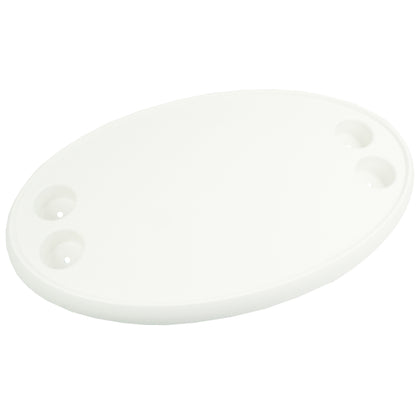 Bordplate, oval med 4 flaskeholdere