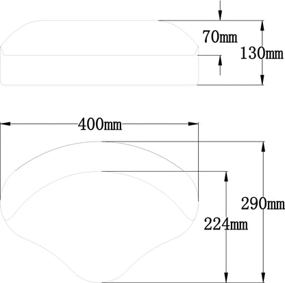 Båtsete komplett med hurtigfeste