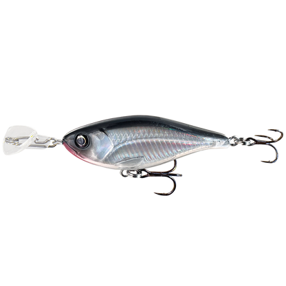 Headbanger Cranky Shad - Slow sink - Black/Silver