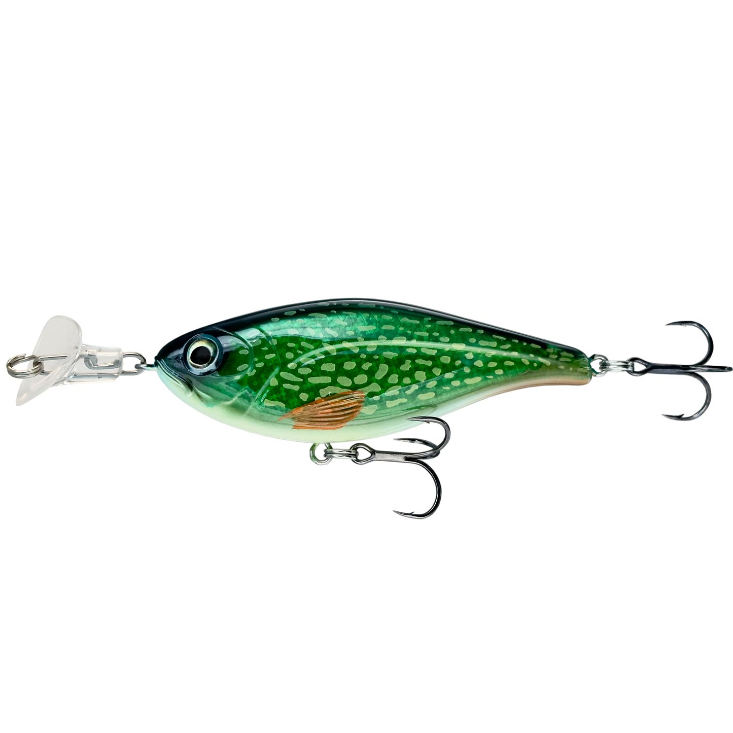 Headbanger Cranky Shad - Slow sink - Glitter Pike