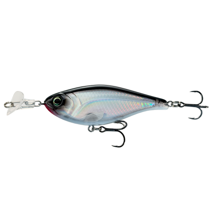 Headbanger Cranky Shad - Slow sink - Black/Silver
