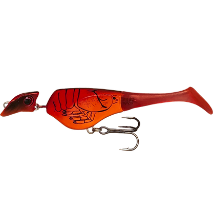 Headbanger Shad - Sinking - Red Craw