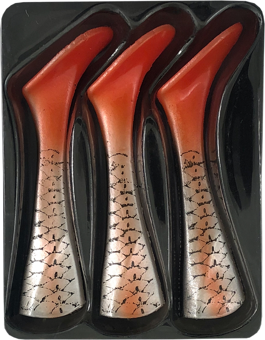 Headbanger Shad 16 Rep. tails, 3 pcs - Roach