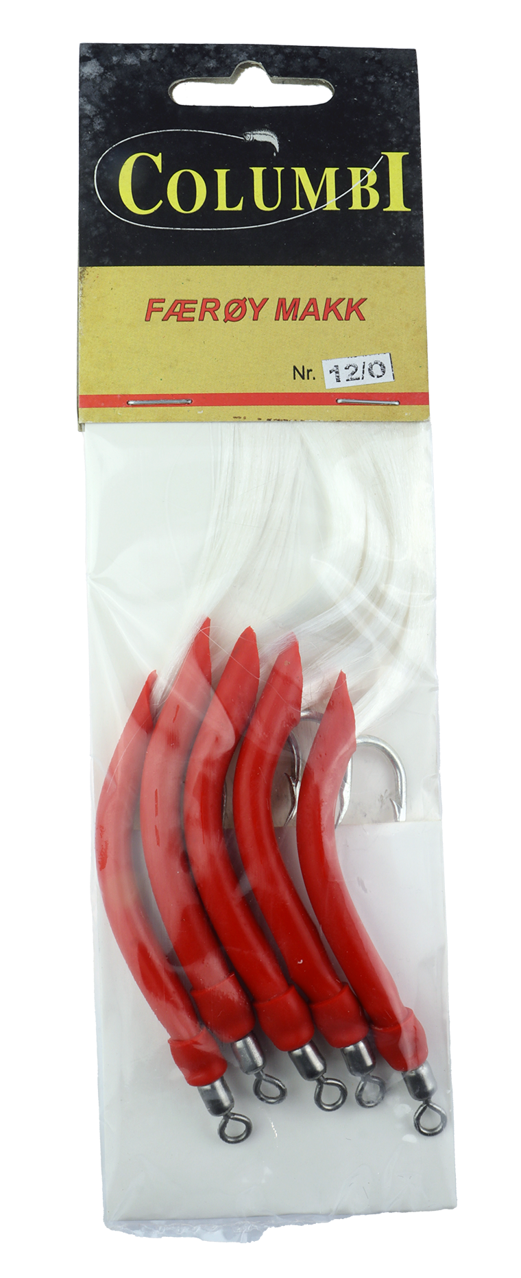 Columbi Færøymakk - 5pk - Rød - 12/0