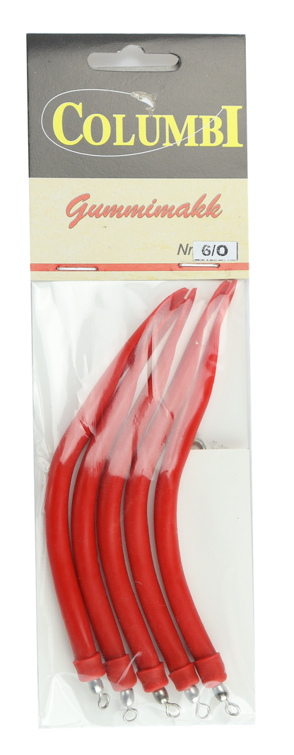 Columbi Gummimakk - 5pk - Rød