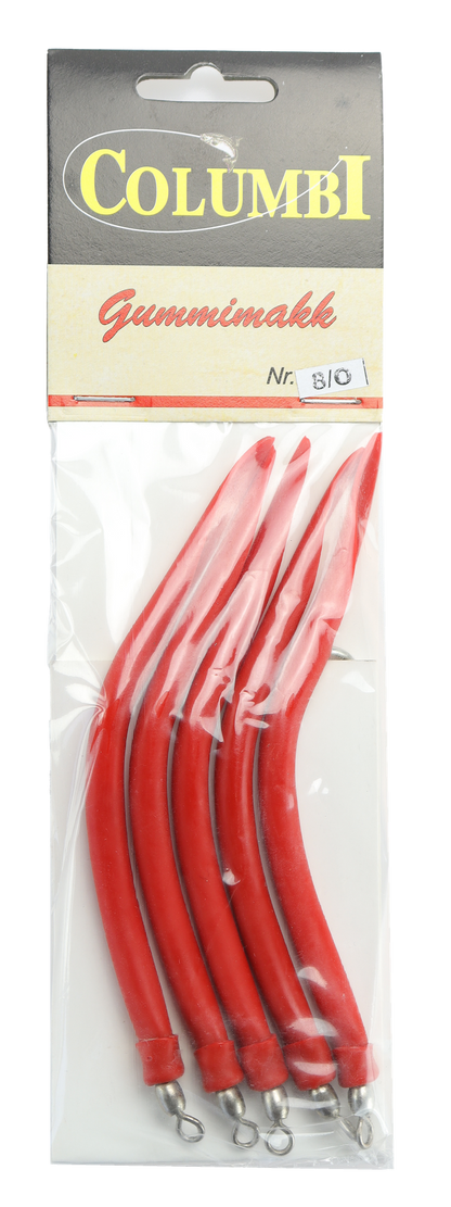 Columbi Gummimakk - 5pk - Rød