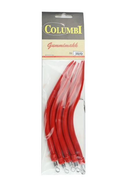 Columbi Gummimakk - 5pk - Rød