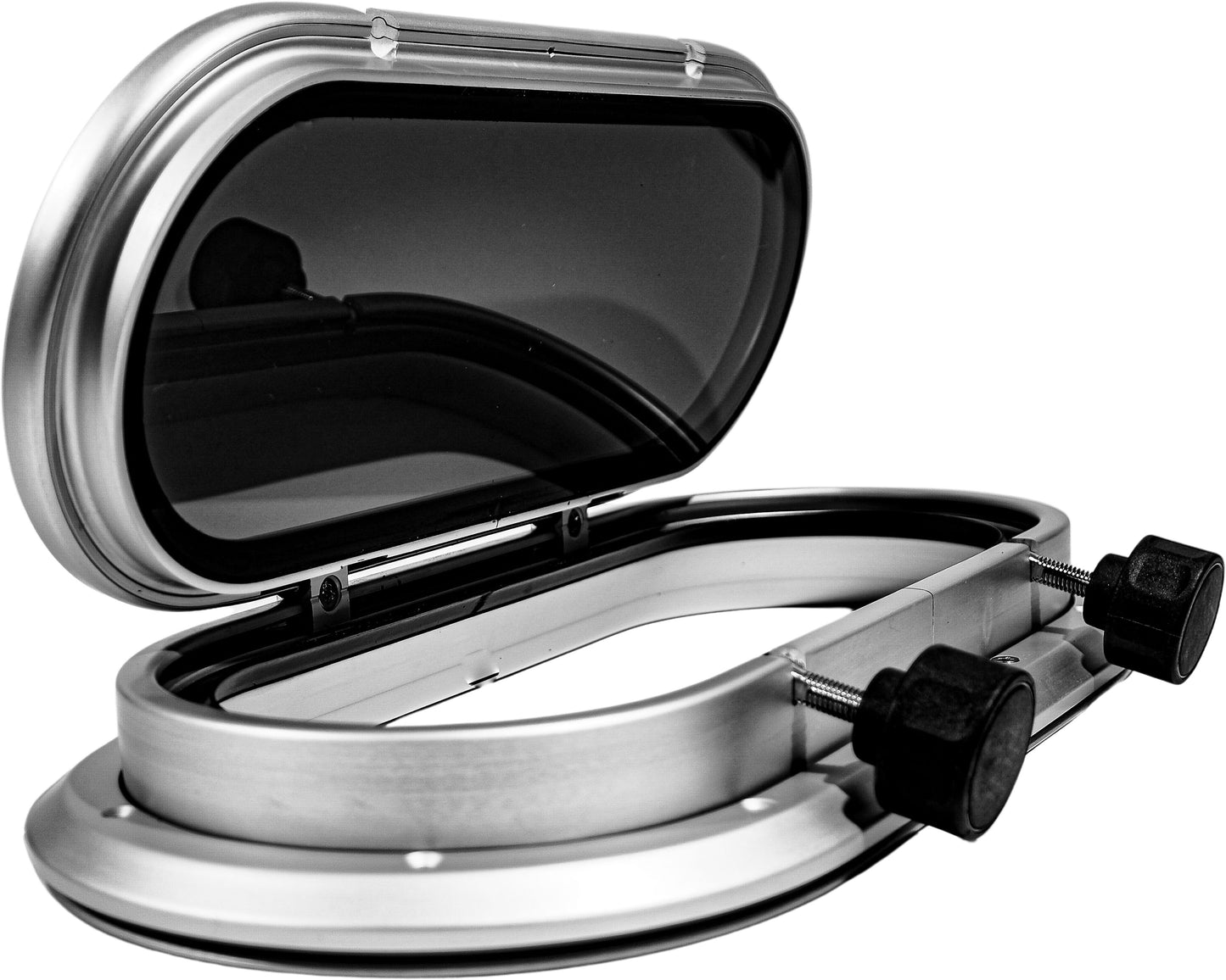 Gebo Portlight opening 375x175mm smoke cir round – bilde 3