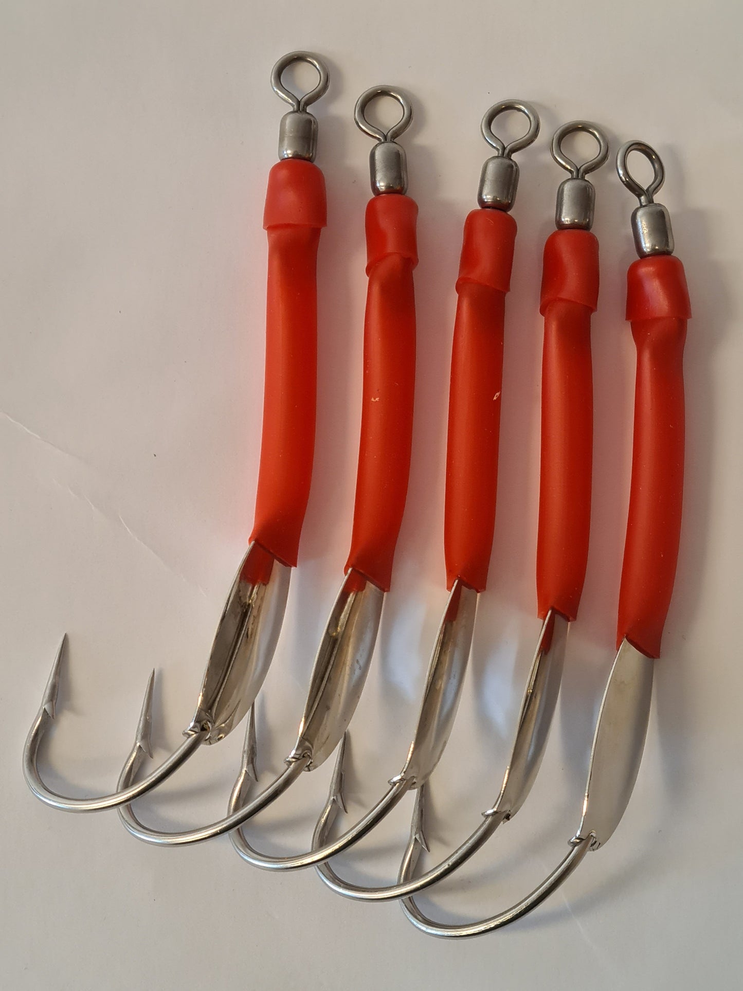 Faroe Sportfish Gummimakk m/plate - 5pk - Rød - Seirykk