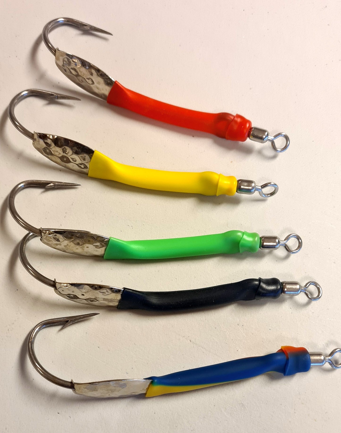 Faroe Sportfish Gummimakk m/plate - 5pk - Ass. - Seirykk