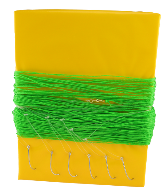 Osean Sniksnøre - 6 stk kroker 4/0, 2mm polyetylen