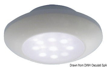 LED-taklys for innfelt montering