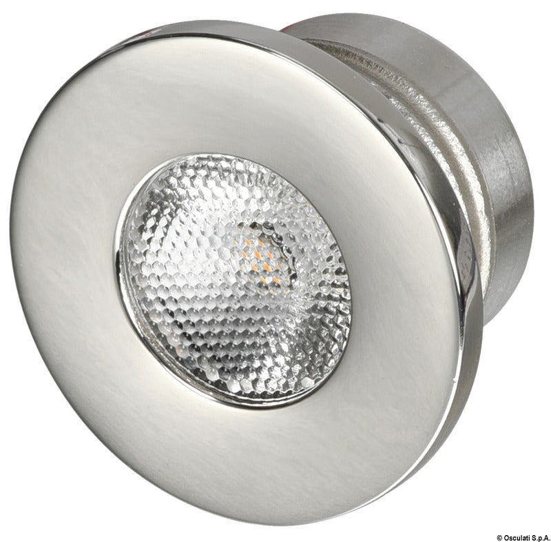 Innfelt LED taklampe - frontal orientering