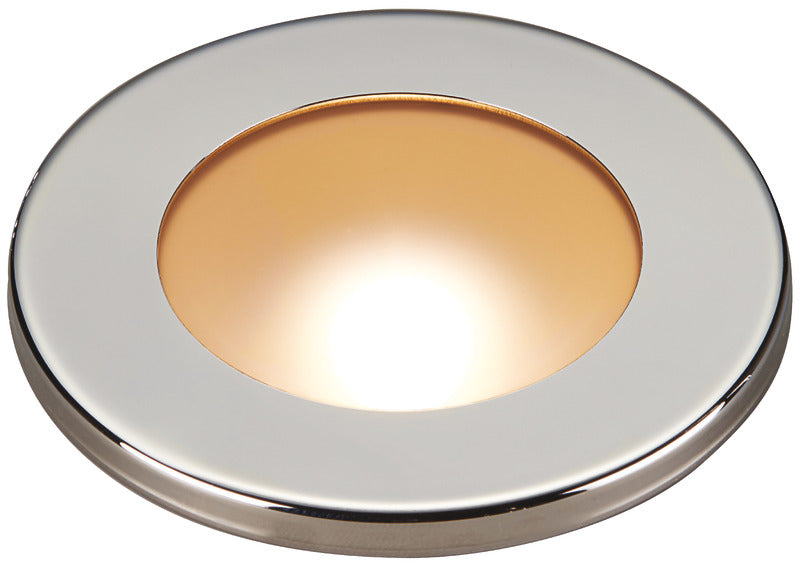 Polis dimbar innfelt LED-lampe med redusert dybde