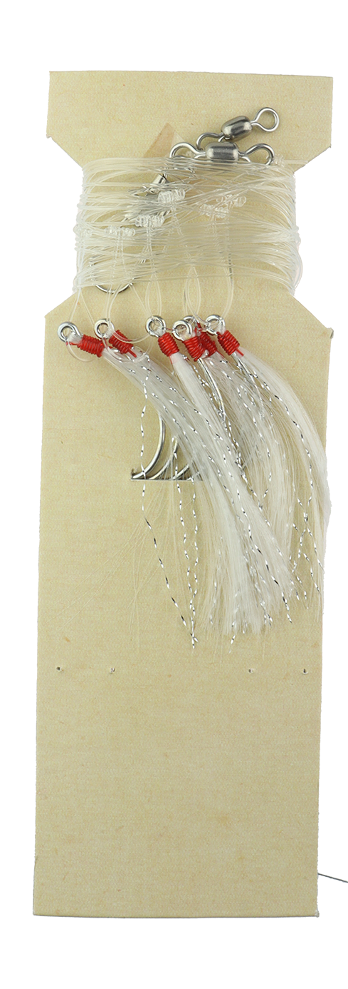 Columbi Glitterhekle - Kroksett - 6 stk Glitterhekle - 4/0