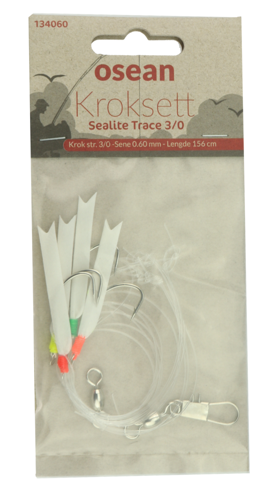 Osean Sealite Trace - Kroksett - 3 stk - 3/0