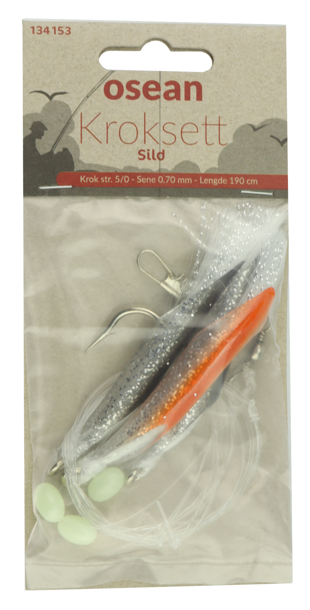 Osean  Sild - Kroksett - 3 stk - 5/0