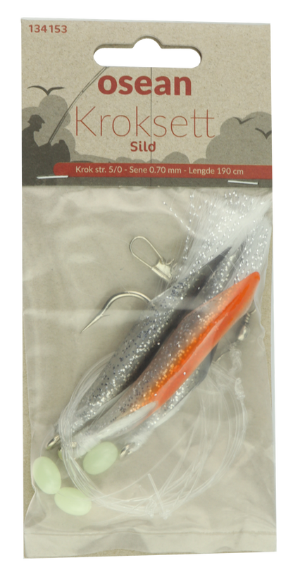 Osean  Sild - Kroksett - 3 stk - 5/0