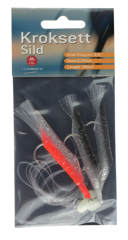 Osean  Sild - Kroksett - 3 stk - 5/0