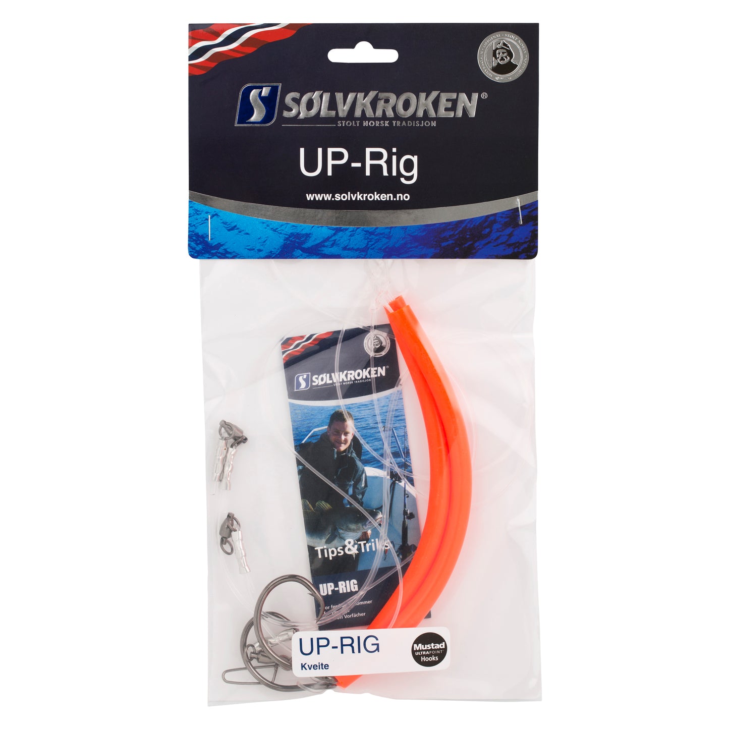 Sølvkroken UP Rigg - Kveite - Str. 9/0 - Sene 1,40mm - Lengde 190cm
