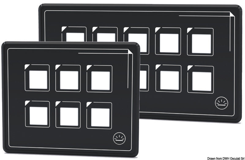 Ultratynt elektrisk panel med berøringskontroll inkludert panel + USB-kabel + kontrollboks