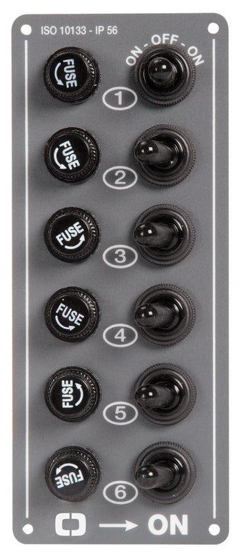 Vertikalt elektrisk kontrollpanel