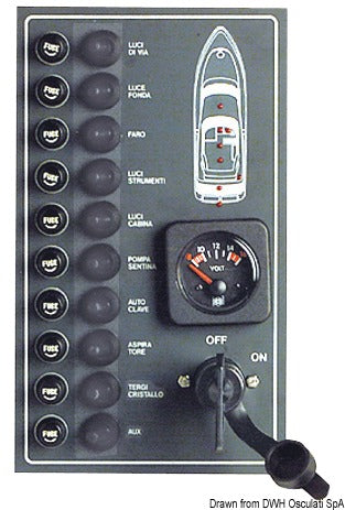 Vanntett elektrisk kontrollpanel