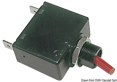 AIRPAX/SENSATA vippehåndtak hydraulisk magnetisk automatsikring med nullstillbar automatsikring