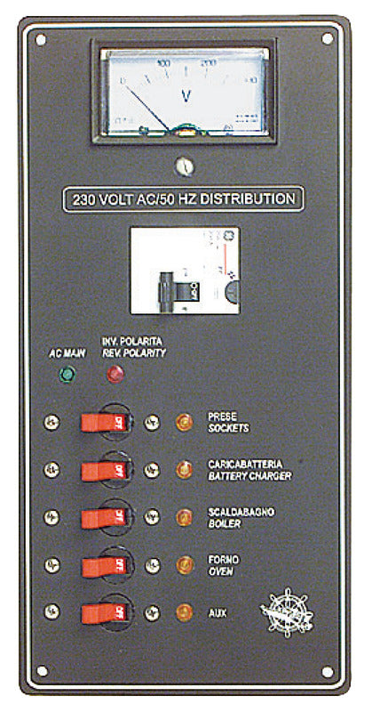 AC strømkontrollpanel, 220 V