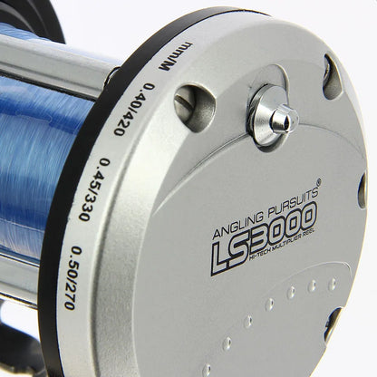 Angling Pursuits LS3000 - Multiplikatorsnelle - båtfiske - m/sene