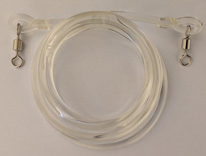 Juksastrikk 6mm - 1m - m/2 stk rustfri svivler