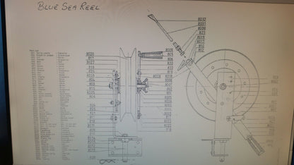 Alu bolt Snelle Blue Sea Reel/Smøla - Består av 628-604-6013-6014-607