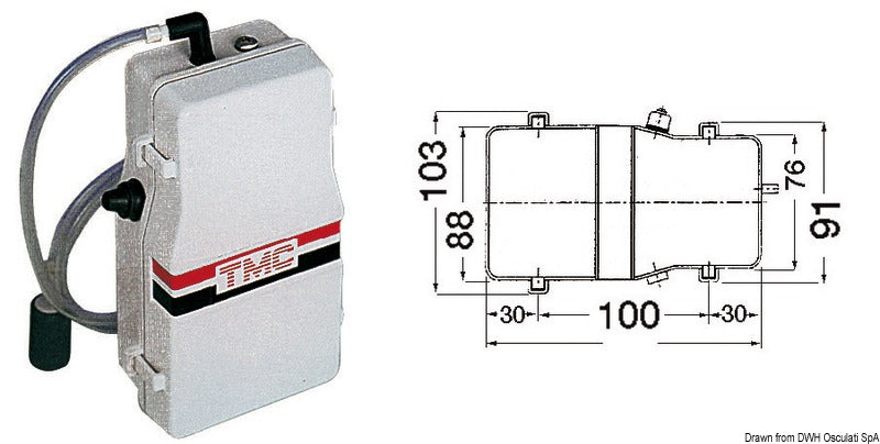 TMC elektrisk luftpumpe for fiskekummer