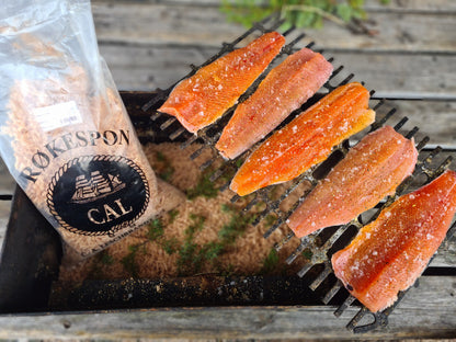 CAL Røykspon - Løvtre, bøk - 3 Liter - For varmrøyking
