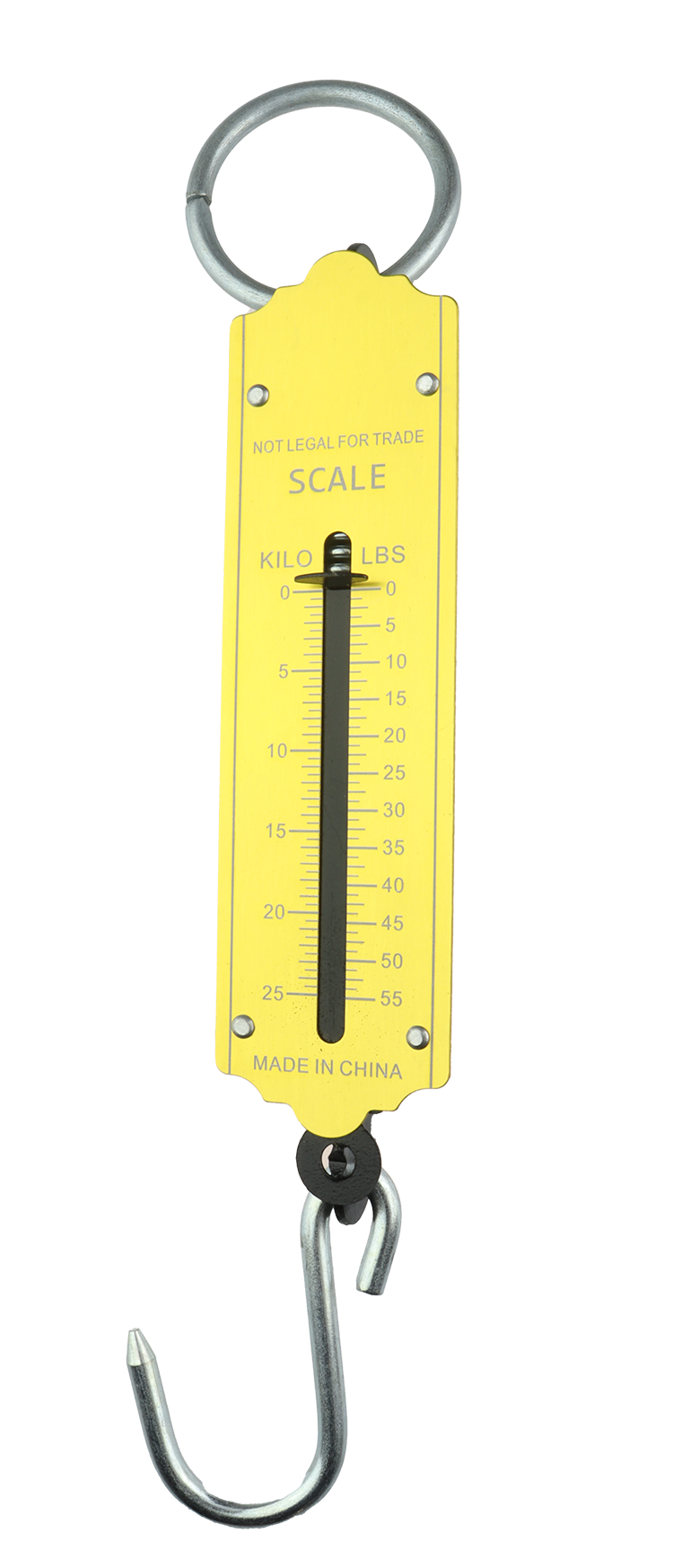 CAL Fiskevekt messing - Analog - 0-25 kg