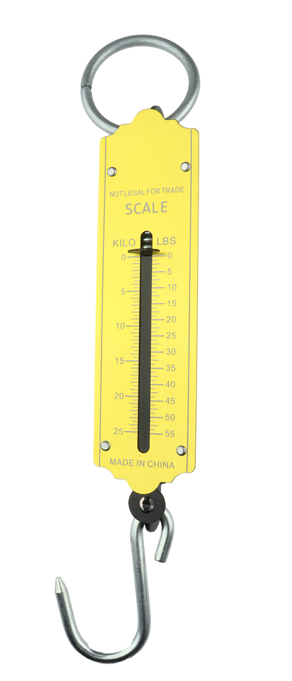 CAL Fiskevekt messing - Analog - 0-25 kg