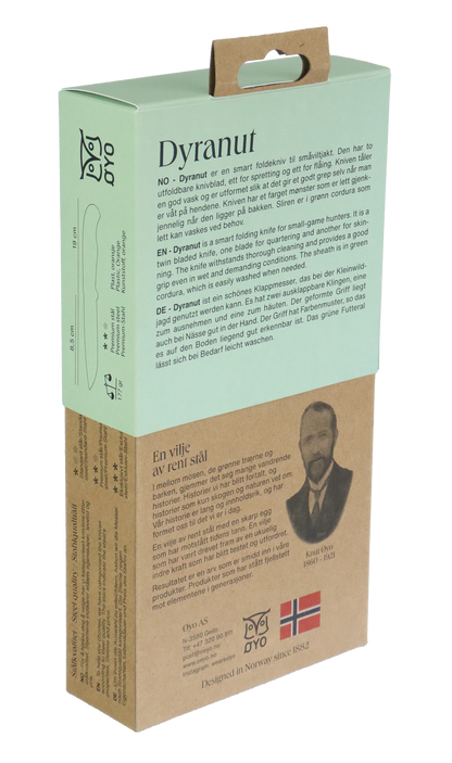 Øyo Kniv Dyranut - Foldekniv - Jakt