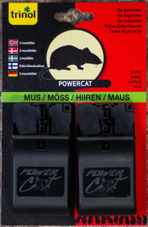 Trinol Power Cat musefelle - 2 pk - Felle med åte - Mus - plast