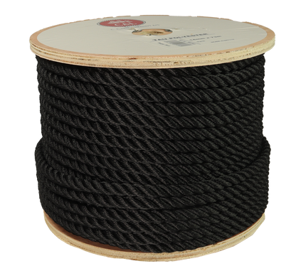 Tau Polyester - Sort - Spole