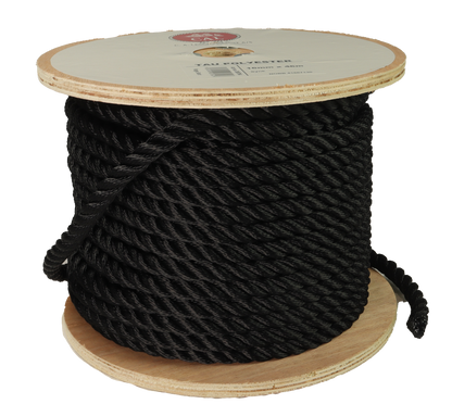 Tau Polyester - Sort - Spole